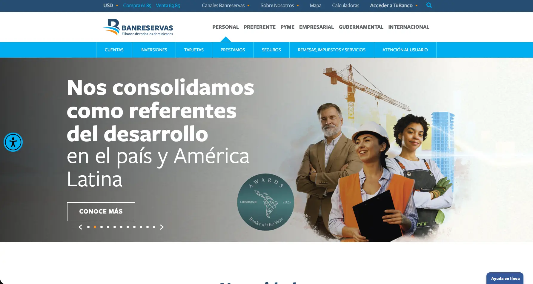 Banreservas project screenshot
